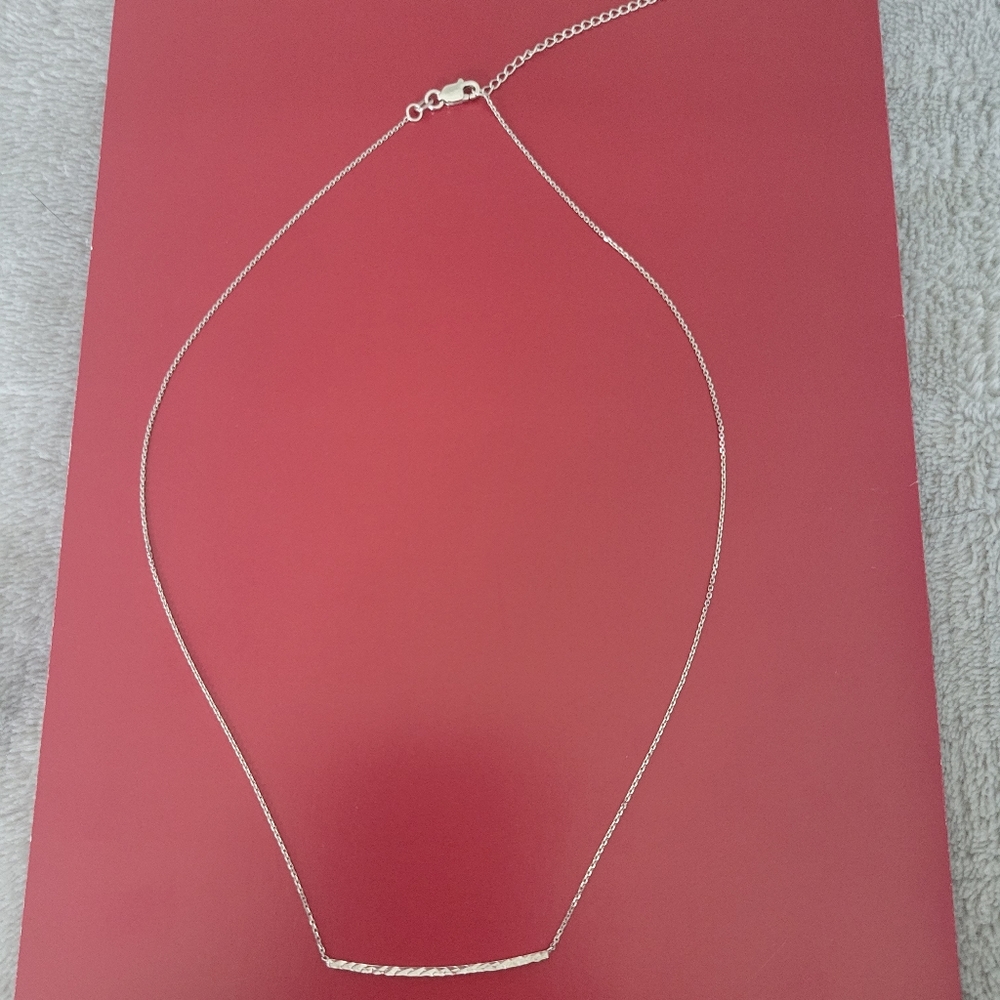 14k white gold necklace